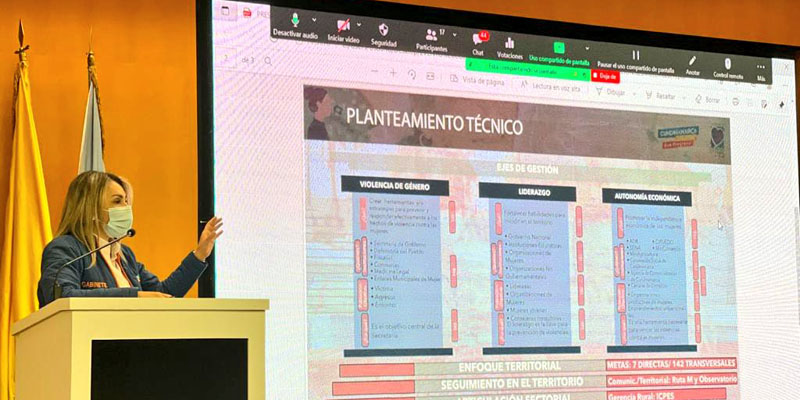 Nuevas propuestas que garantizan los derechos de la mujer en Cundinamarca