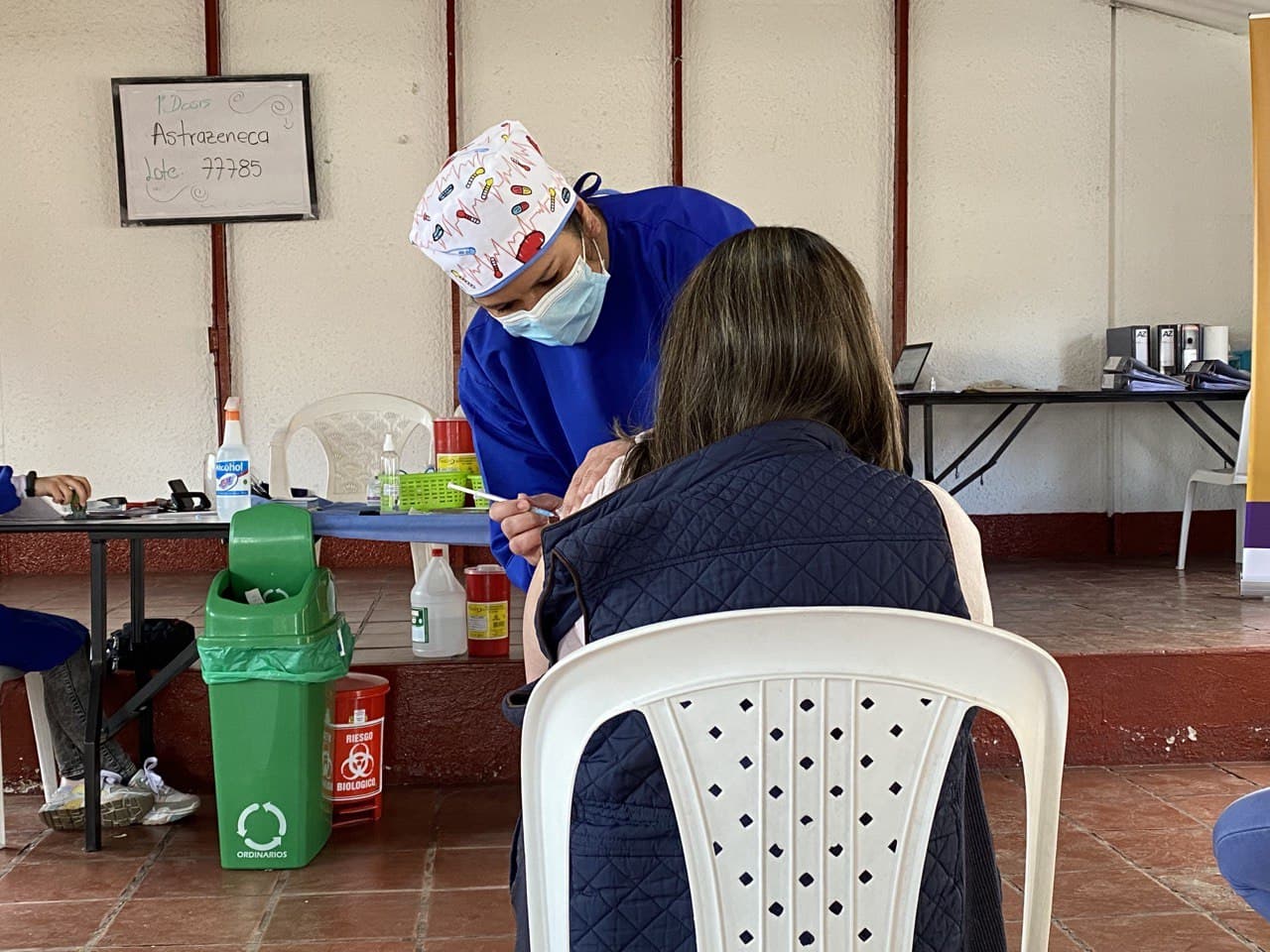 Puntos de vacunacion en Zipaquira para la poblacion entre 12 a 15 anos