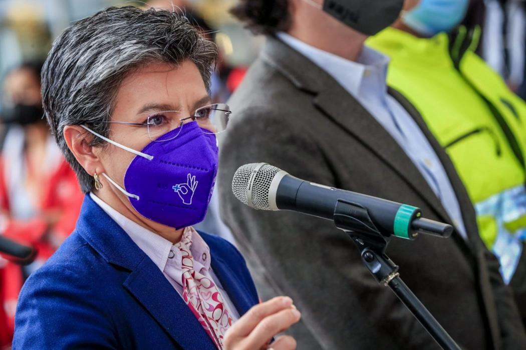Alcaldesa Claudia Lopez pide apoyo de Policia Militar para reforzar seguridad en la capital