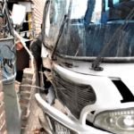 Bus hurtado en Chia fue estrellado contra una casa en Tenjo
