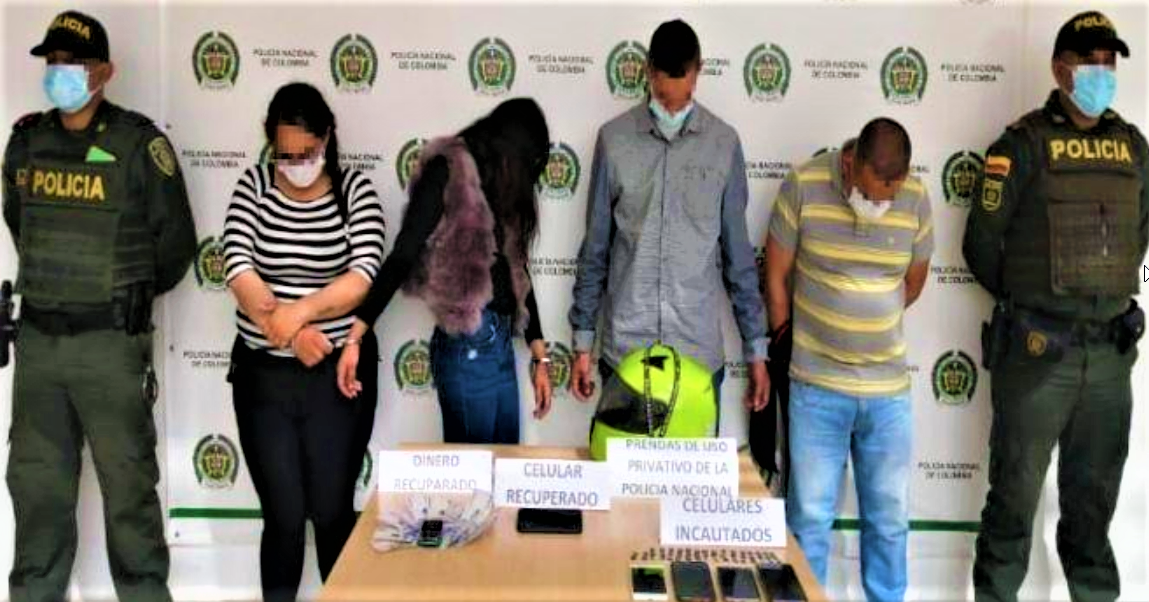 Capturados cuatro falsos policias en Fusagasuga