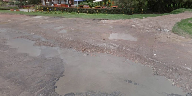 Continuan las denuncias sobre la pesima condicion de la via Pasoancho