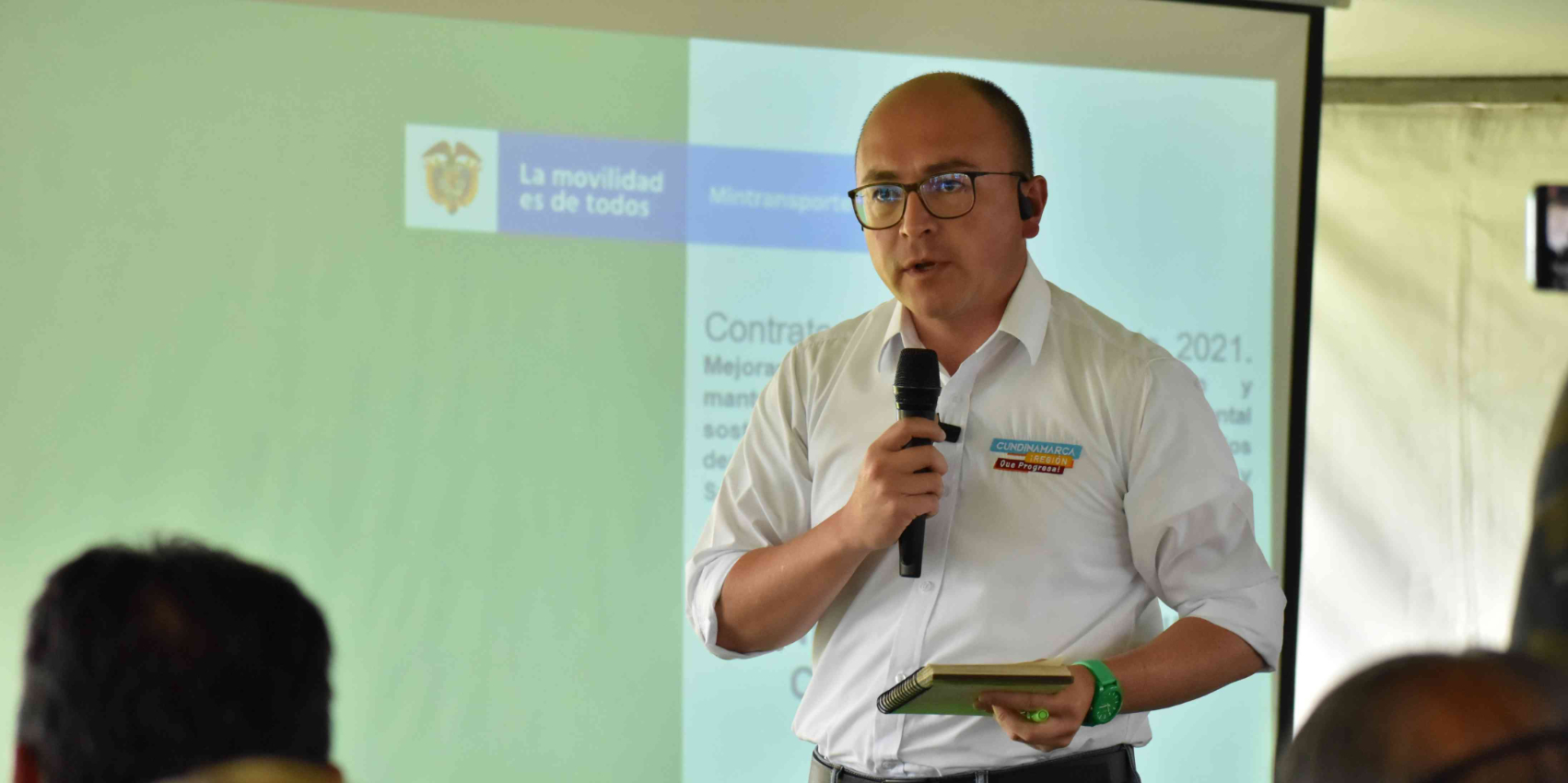 Director de Invias atiende sugerencias del diputado Fabian Rojas a favor de biciusuarios