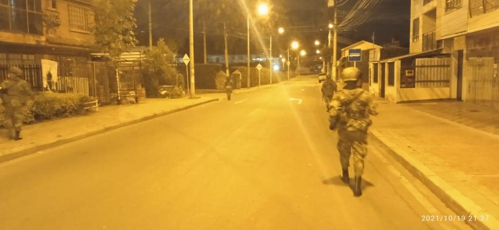Tenjo mantiene el orden publico tras Operativos de Seguridad