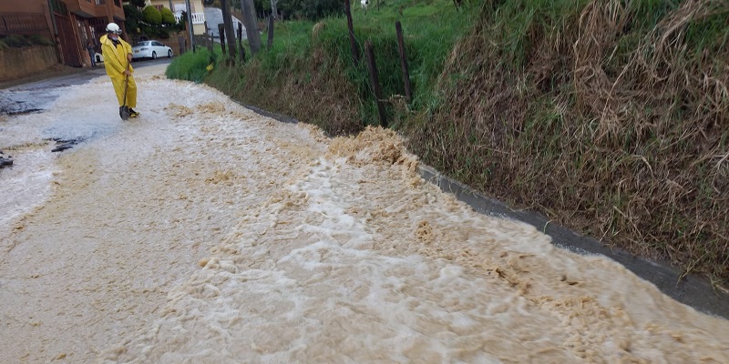 Atendidas emergencias ocasionadas por las lluvias en Cogua y otros 3 municipios