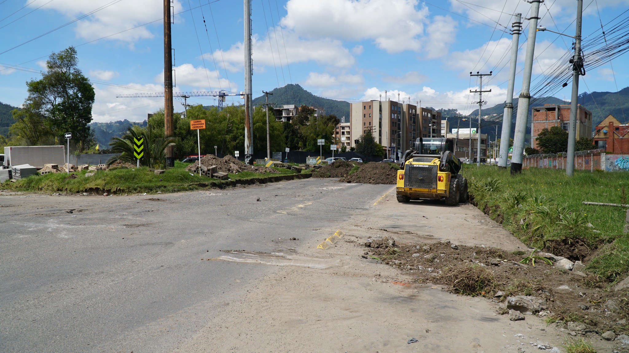 Es un hecho la construccion de la Glorieta de la calle 4 con Avenida Bicentenario en Zipaquira