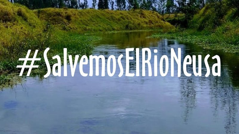 Firmaton para salvar el Rio Neusa 1