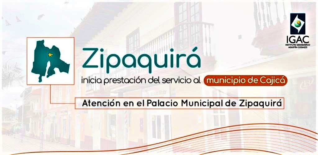 Cajica contrata a Zipaquira como Gestor Catastral