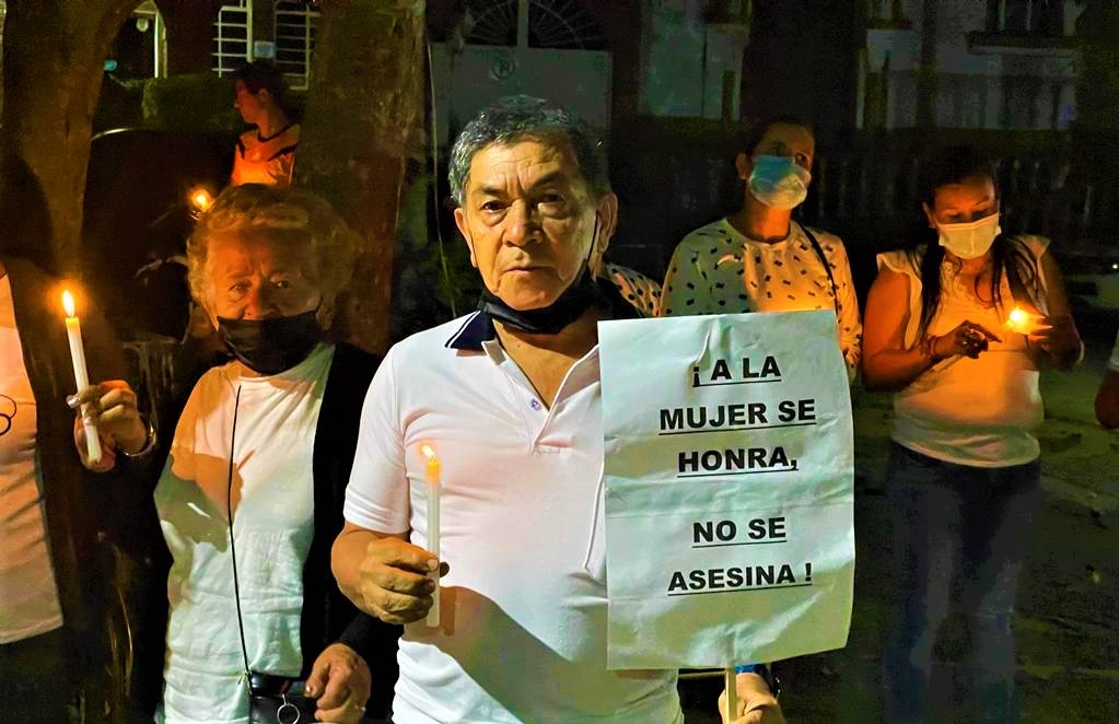Velaton en Vergara Cundinamarca en contra del asesinato de una mujer1