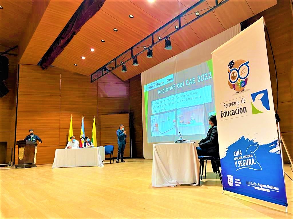 Chia realizo la Primera Mesa Publica Presencial PAE 2022