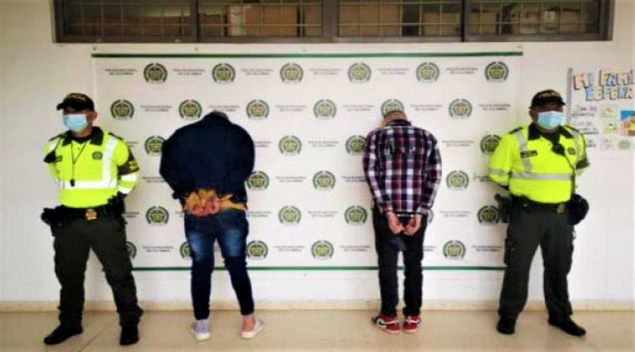 Policias de Cundinamarca capturan en flagrancia dos sujetos por secuestro1