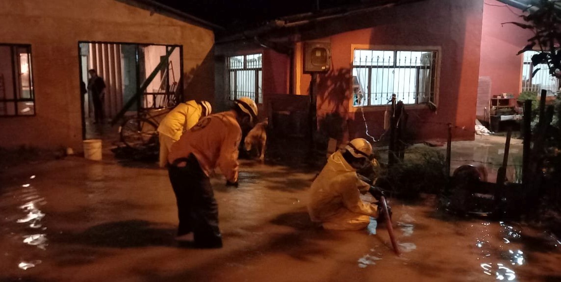 Mas de 60 familias afectadas en municipios de Sabana Centro por las fuertes lluvias de ayer