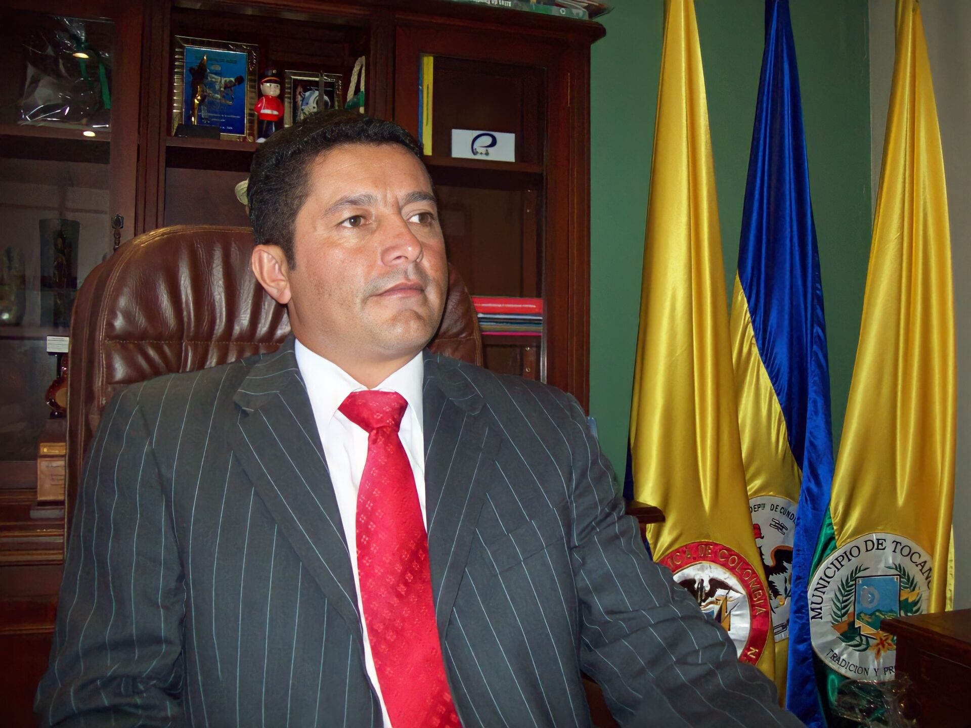 Exalcalde de Tocancipa Walfrando Forero y otros en audiencia de acusacion por parte de la Fiscalia