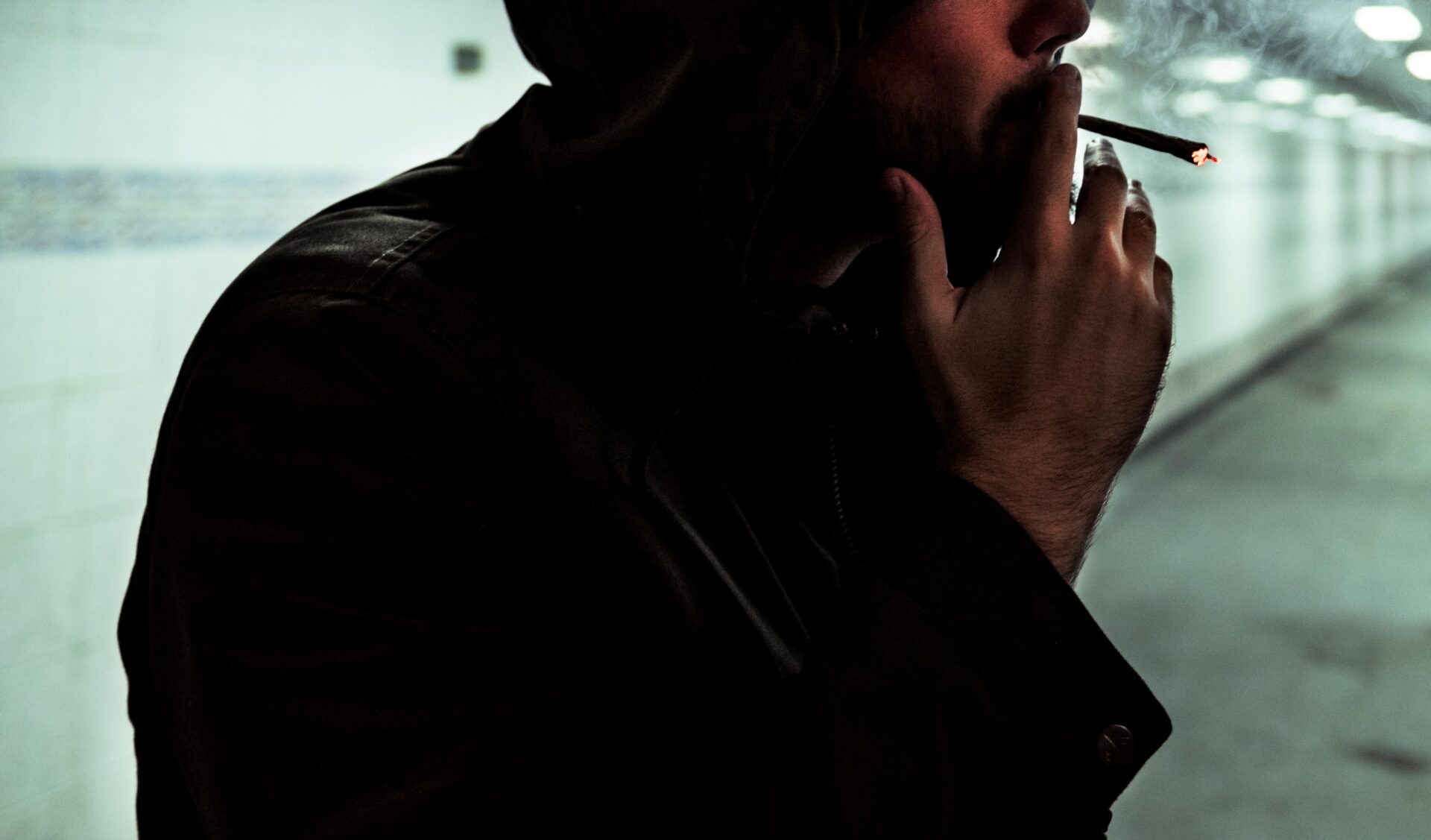 homeless adult woman smoking cigarette addiction 2021 08 26 23 56 47 utc