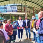 El diputado Fabian el presidente del Concejo y el gerente del IMCRDZ hicieron visita de obra al polideportivo Bolivar 83