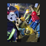 Milagroso rescate de nueve bomberos en Lenguazaque1