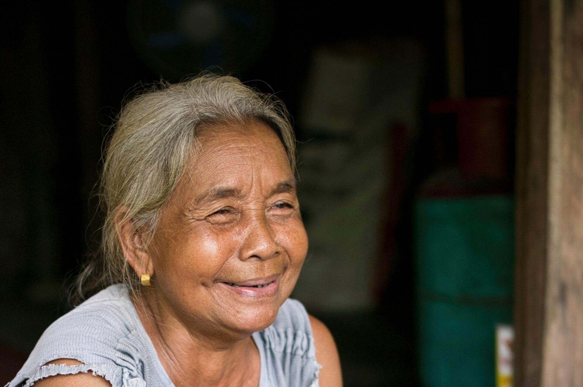 a close up of a single indigenous woman smiling 2022 08 01 01 19 29 utc