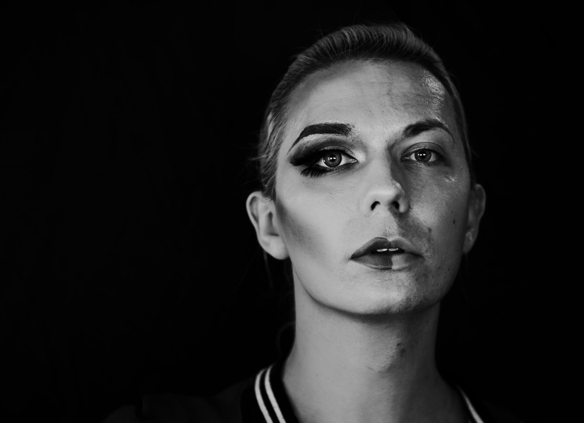 contemporary photoshoot of transgender woman