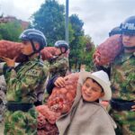Ejercito Nacional brinda apoyo a la Papaton en Bogota