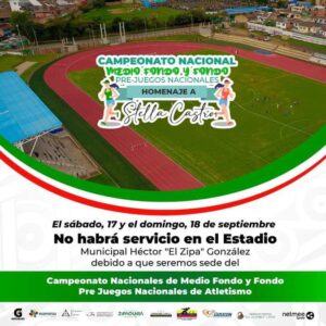 No habra servicio en el Estadio Municipal de Zipaquira