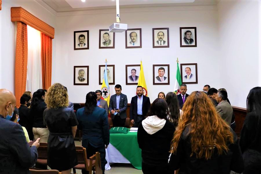 Personero de Zipaquira garante en la posesion de los Jueces de Paz y de Reconsideracion2