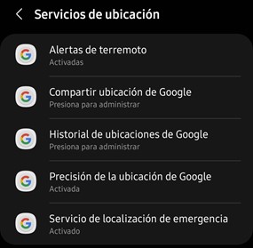 Puede activar o desactivar la alarma de terremotos de Google1