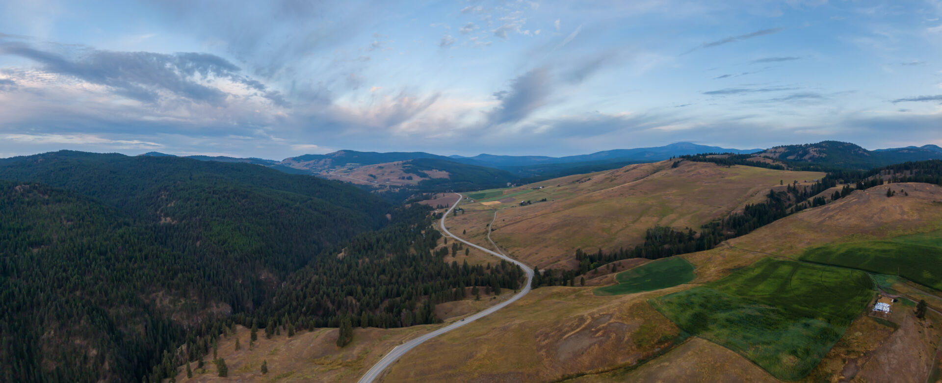 aerial view of a scenic highway in the country sid 2022 03 16 22 19 18 utc