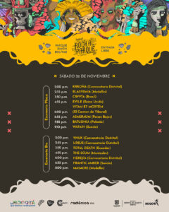 ROCK AL PARQUE 2022 DIA 1 HORARIOS 1