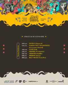 ROCK AL PARQUE 2022 DIA 1 HORARIOS 2022