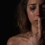 concept of woman scared to speak out about abuse a 2022 09 05 22 26 26 utc