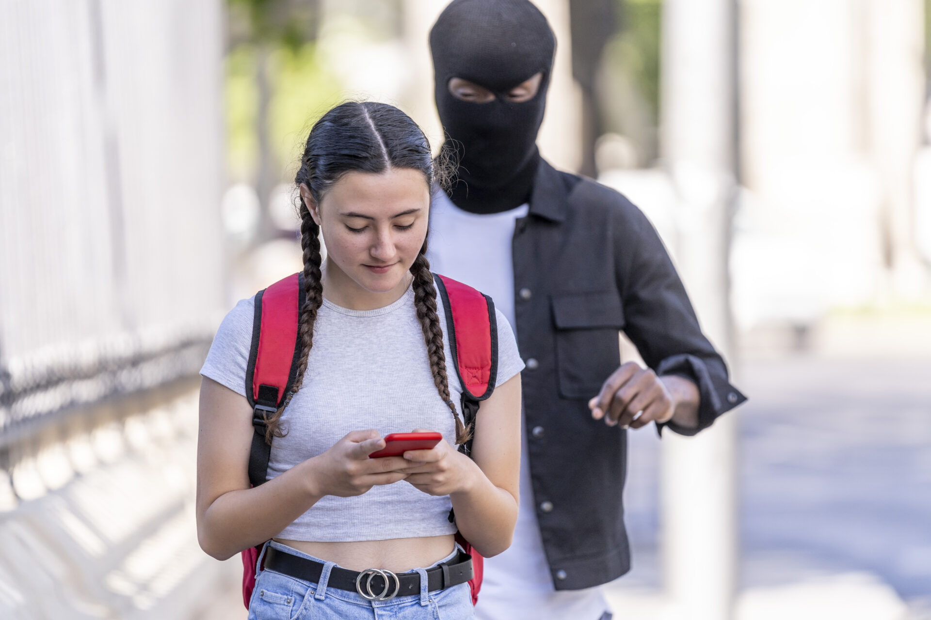 man with balaclava on his head stealing cell phone 2022 07 26 02 37 00 utc