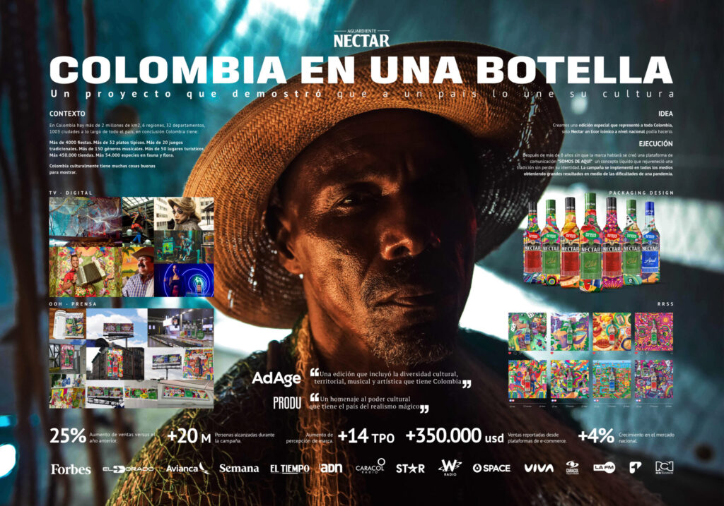 COLOMBIAENUNABOTELLA NECTAR CREATIVEEFFECTIVENESS