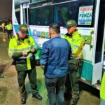 Cundinamarca adelanta operativo en transporte publico para seguridad de los pasajeros