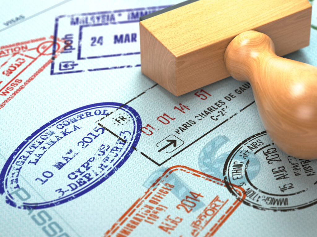 passport with visa stamps travel or turism concep 2021 08 26 16 57 05 utc