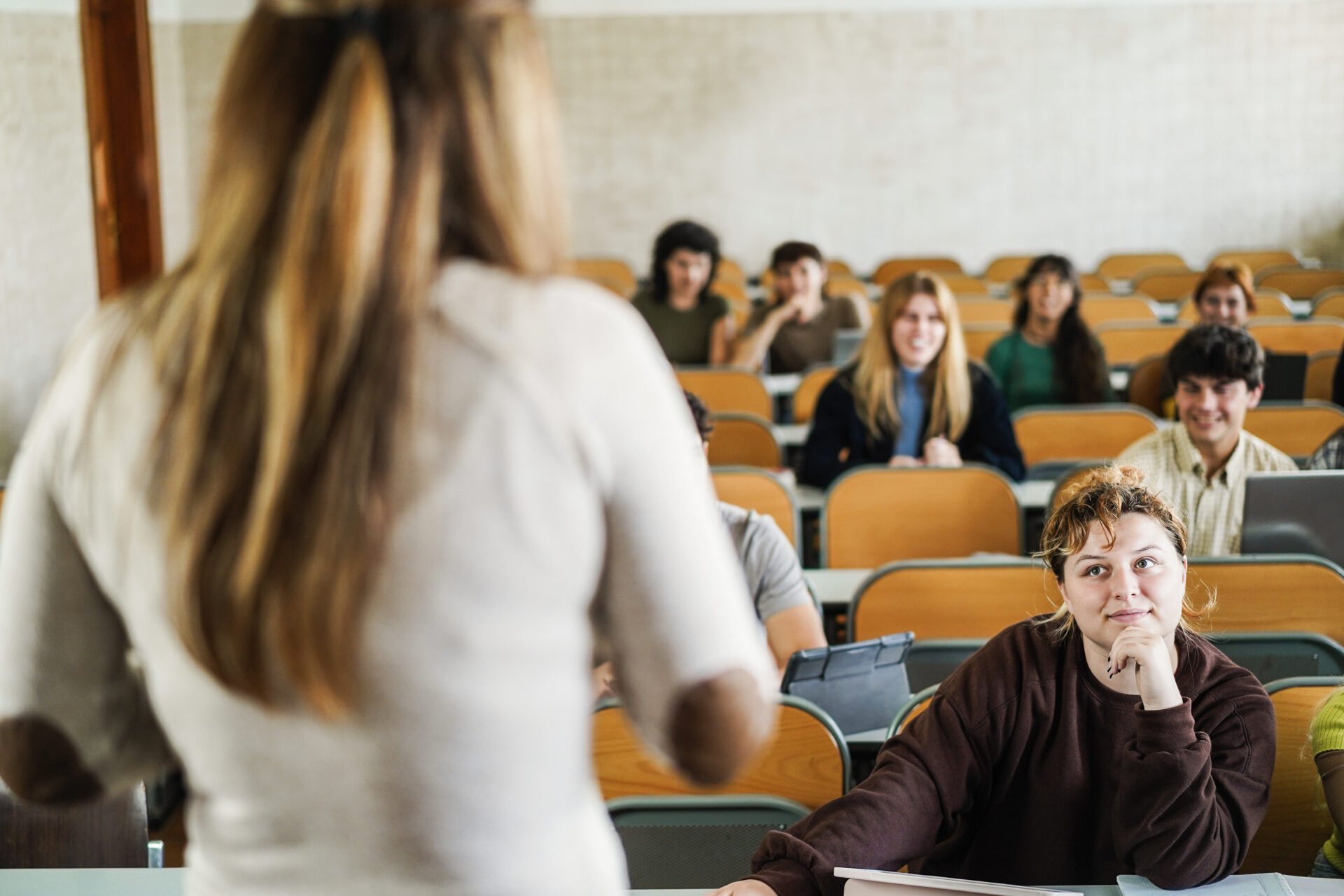 teacher working with students inside classroom at 2022 05 30 22 55 44 utc