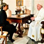 El Papa tuvo una audiencia privada con la Primera Dama Veronica Alcocer