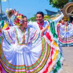 Bailarines de Cundinamarca en el Carnaval de Barranquilla 2023