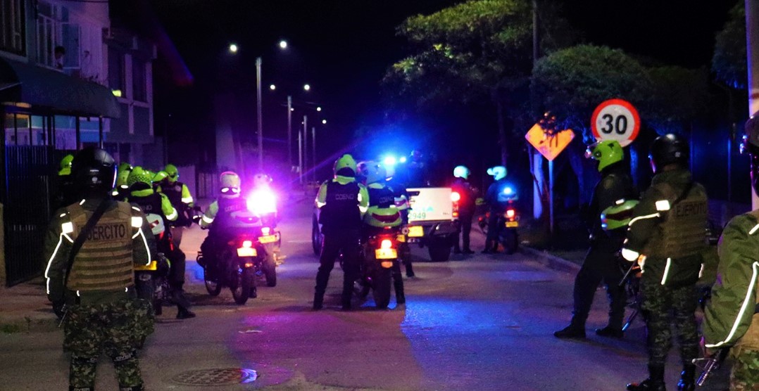 Siguen las tareas de seguridad en Zipaquira
