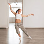 modern dance teacher rehearses the steps in the sc 2023 02 11 00 53 48 utc