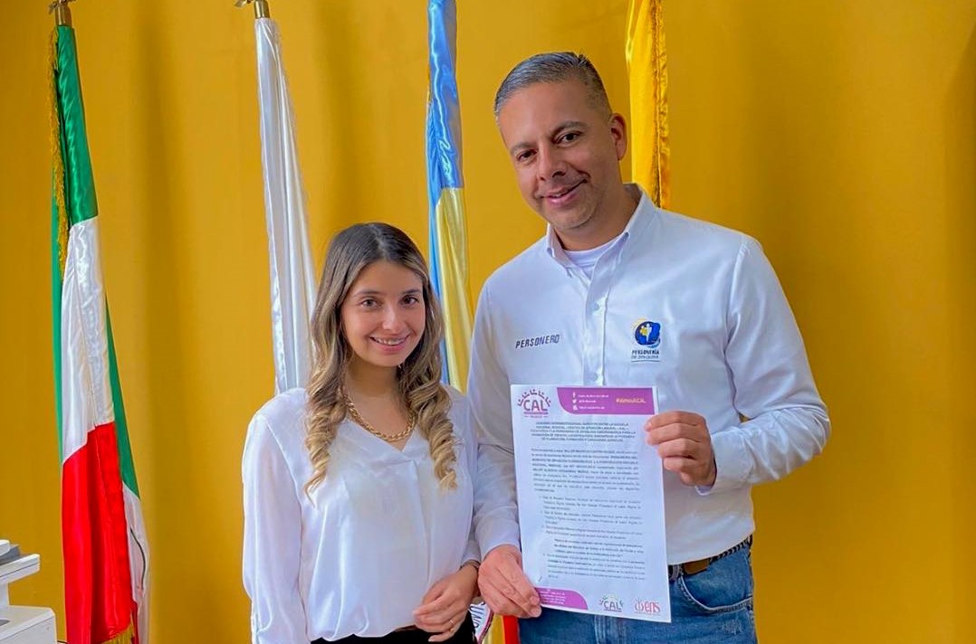 Personero de Zipaquira suscribe convenio Interinstitucional con el Centro de Atencion Laboral