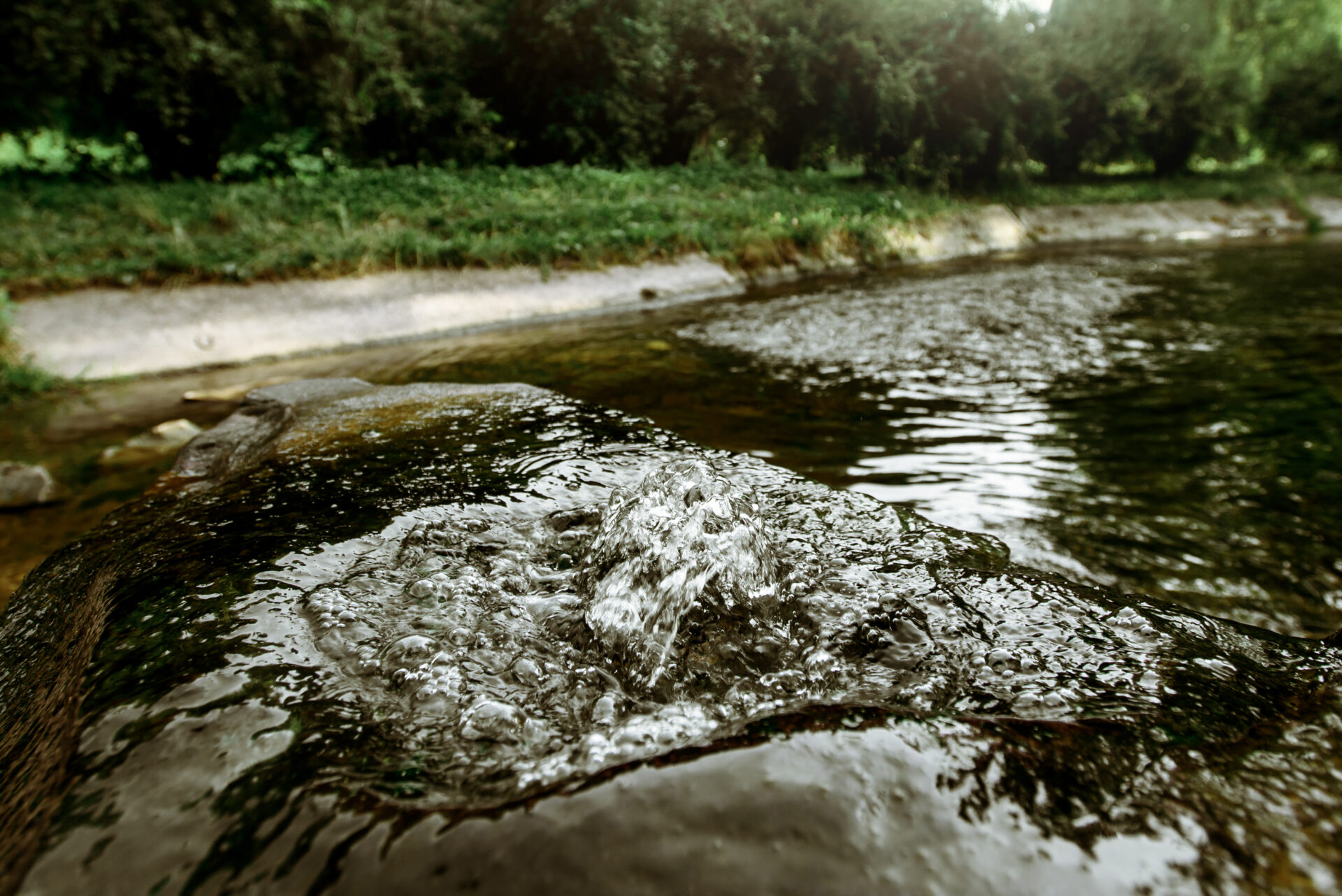 beautiful river waterfall in summer green park en 2021 08 29 09 48 01 utc