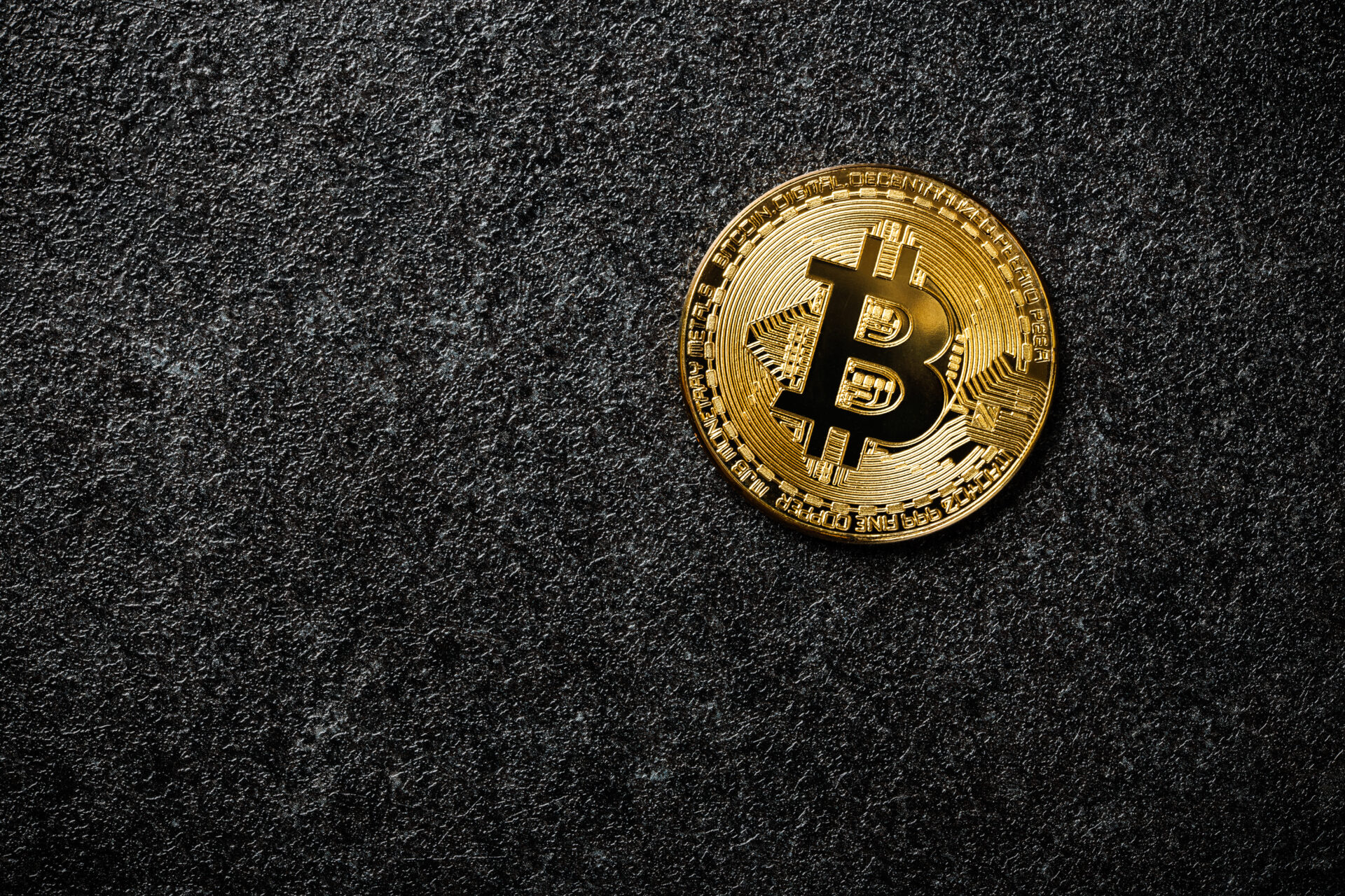 bitcoin coin on black background 2021 08 26 15 41 59 utc