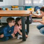 mother explaining to her children how to protect t 2021 09 04 02 19 18 utc