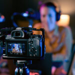 youtuber recording her video in the studio 2021 09 01 03 31 59 utc