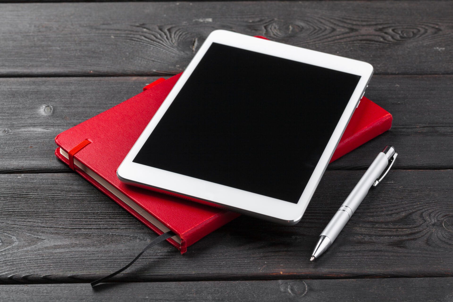 empty digital tablet with notebook 2021 12 23 19 52 17 utc