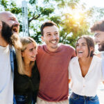 group of smiling young friends having fun together 2022 12 09 04 35 07 utc