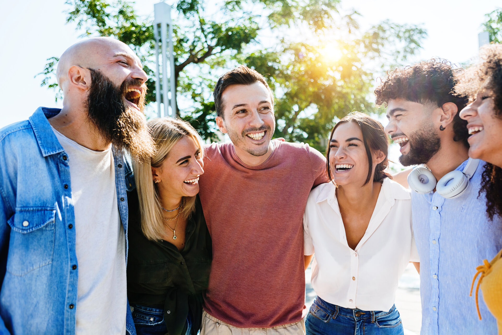 group of smiling young friends having fun together 2022 12 09 04 35 07 utc