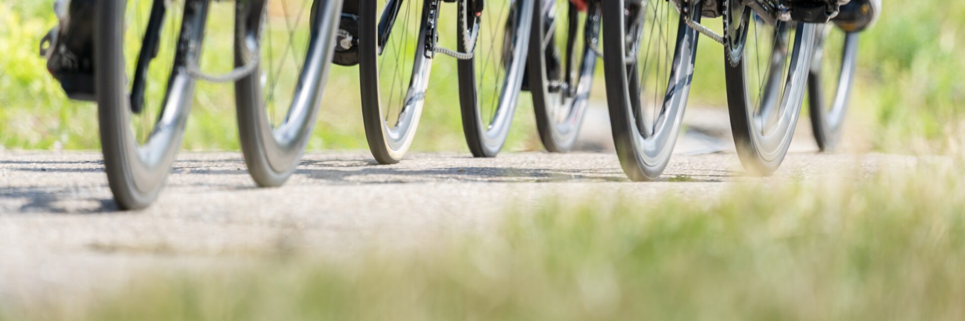 panoramic shot of bicycle wheels riding on a grou 2023 02 04 03 12 02 utc