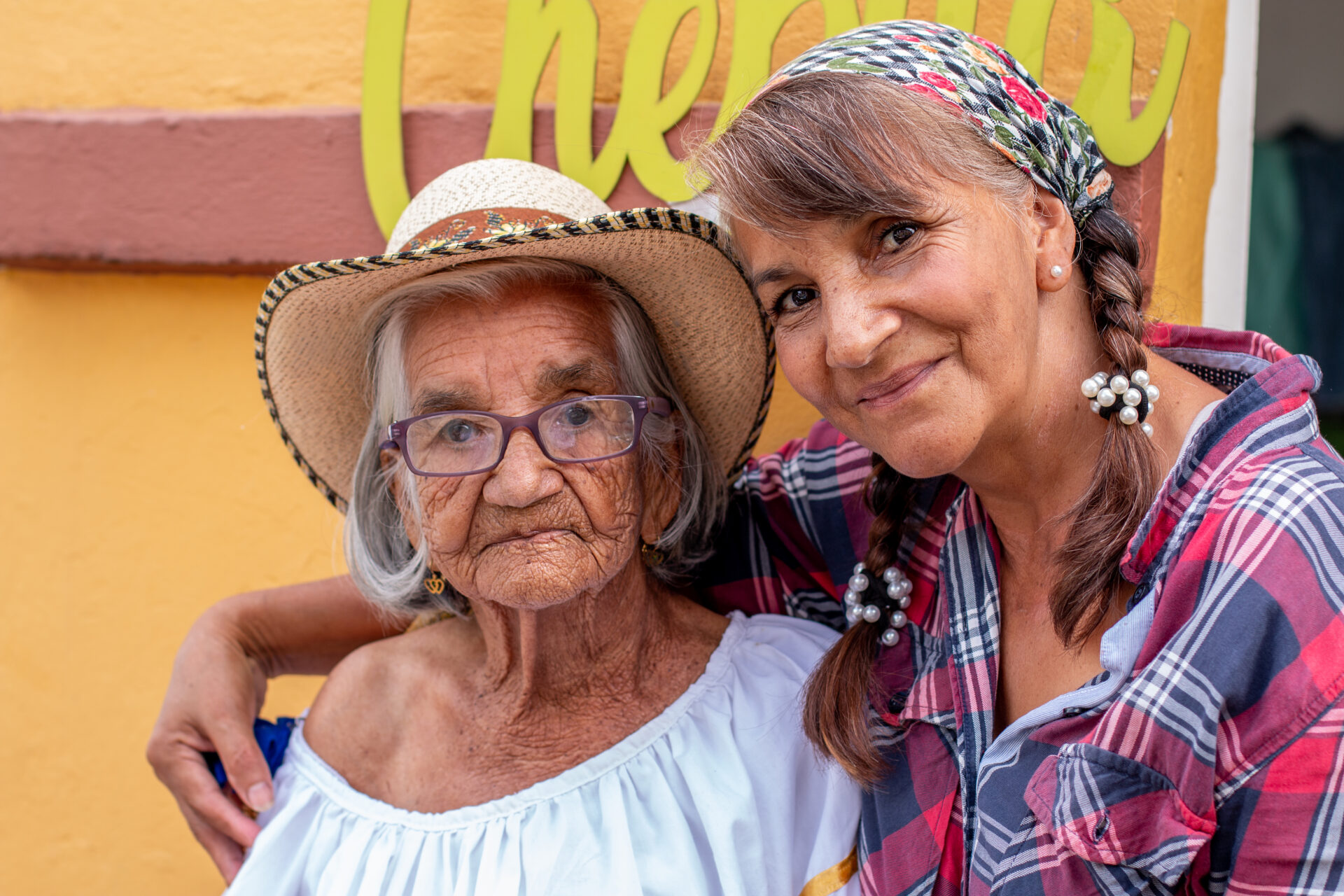 portrait of old peasant woman with her smiling dau 2022 07 29 00 06 57 utc