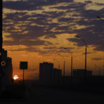 urban landscape with highway on background of red 2022 12 15 04 50 04 utc